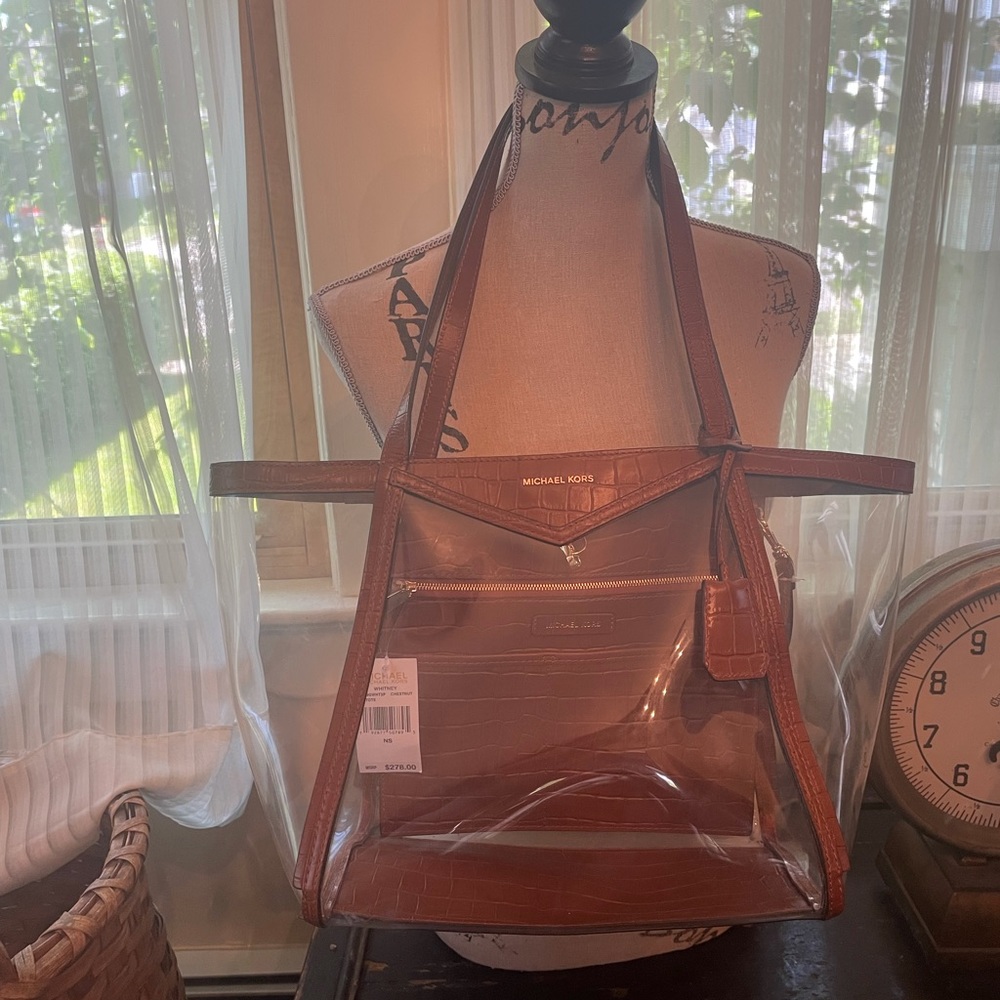 Michael Kors clear tote
